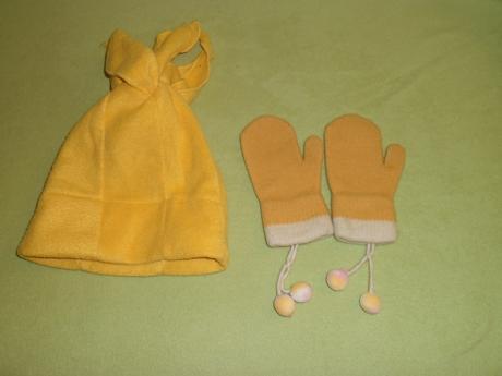 Vesela supravička čiapka+rukavice, 50