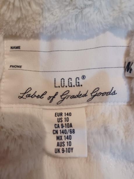 Zimná bundička, h&m,140