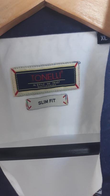 Pánska košela slim fit - značka tonelli, xl