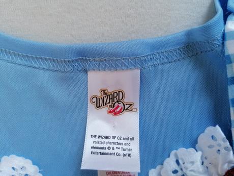 Dorothy gale wizard of oz kostým veľ.116,