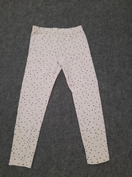 Legíny h&m 110 so srdiečkami, h&m,110
