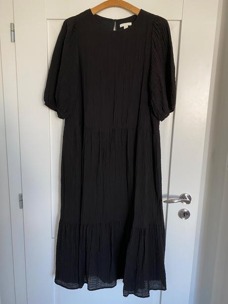 Cierne panelove saty h&m, h&m,s