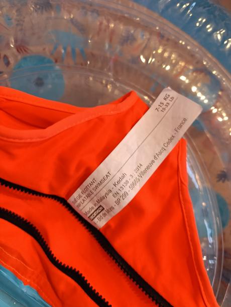 Koleso na plávanie nabaiji decathlon, 