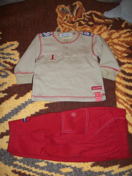 Zateplena suprava oblecena raz dva roky velkost 92, 92