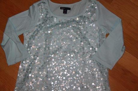 Tričko s flitrikmi, gap,146