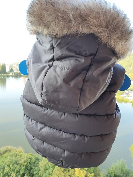 Detská vesta s kožušinkou, f&f,68