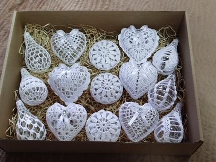 Vianočné ozdoby 6 - darčeková sadá, 