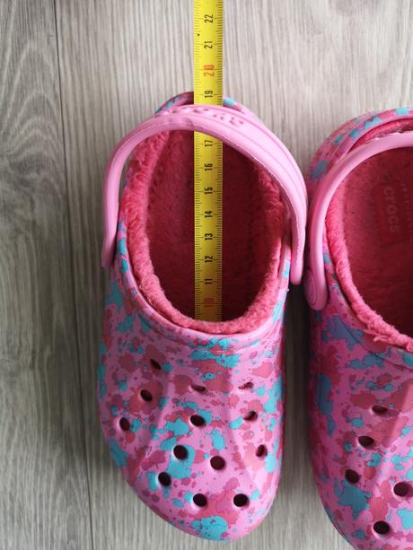 Zateplené ružové crocs 29-30, crocs,29
