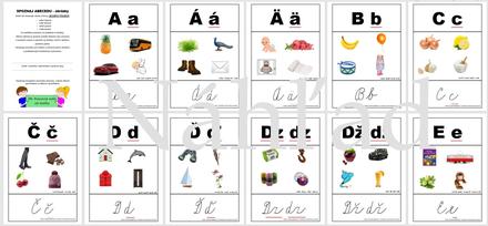 Spoznaj abecedu  - obrázky (pdf súbor), 