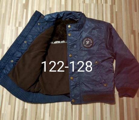 Velmi teplucka vetrovka 122/128, 122