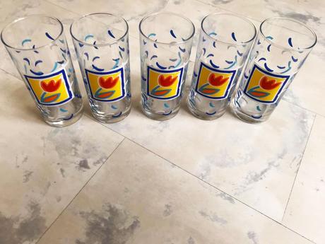 Maľovaný pohár luminarc, 