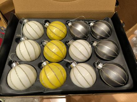 Vianocne ozdoby - gule,