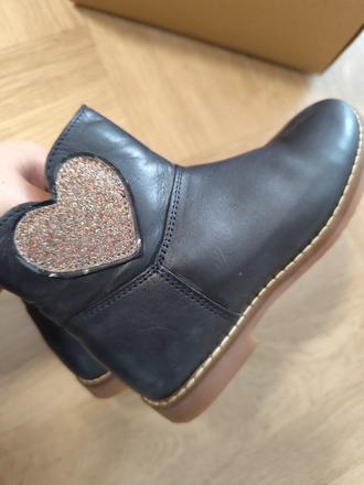 Kožené zateplené čižmy fribbo, 28