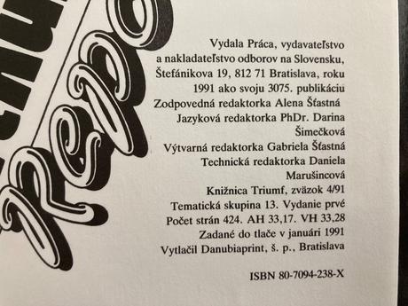 Reportér hailey arthur -prvé vydanie 1991,