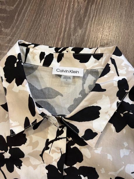 Calvin klein nove košelove damske šaty l, calvin klein,l