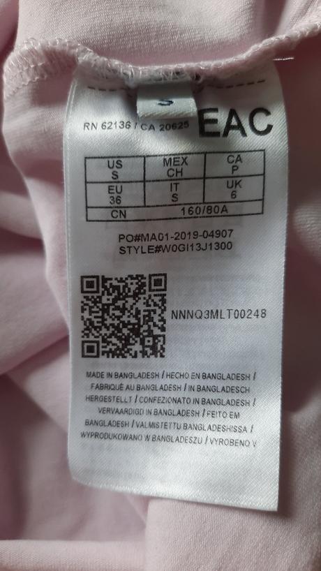 Ružové tričko, guess,s