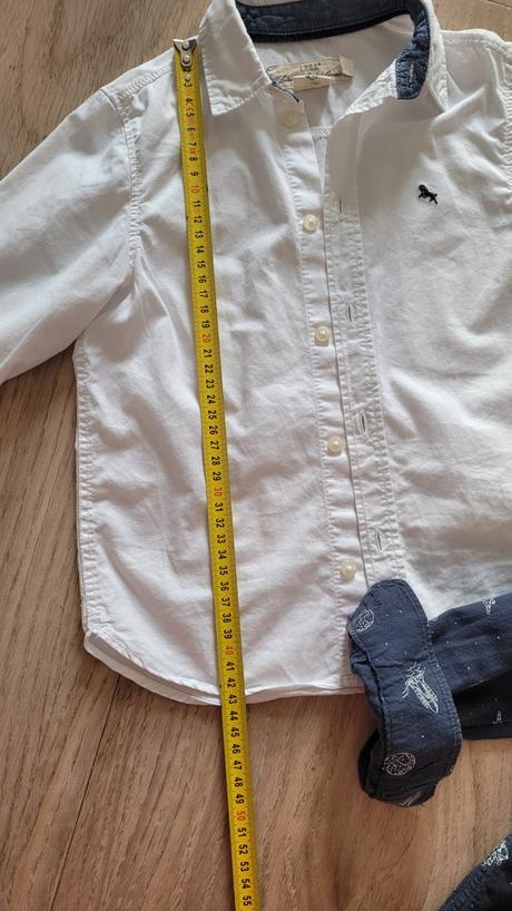 Kosele biela h&m a modra f&f, h&m,110