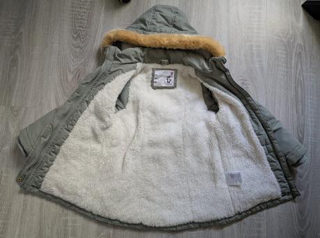 Zimná dievčenská bunda / parka, takko,110