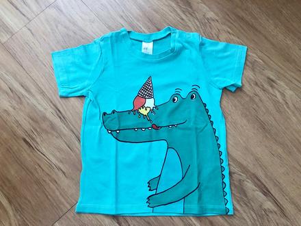 Tričko s kroko, h&m,86