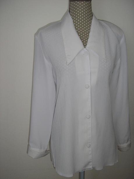 869. elegantná biela blúzka, m