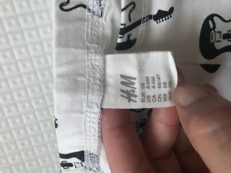 H&m legíny pre babatko, h&m,68