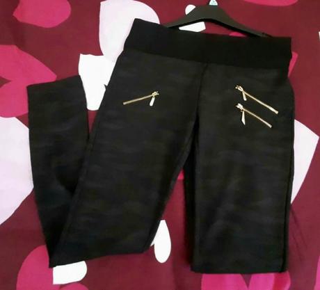 Legíny maskacove s vysokým pásom, cactus clone,m