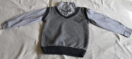 Košeľa schovaná vo svetri, 128