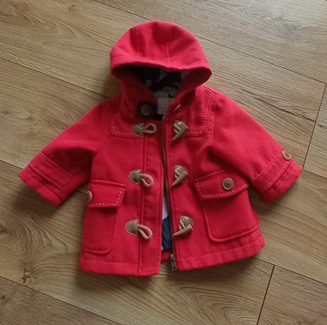 Dievčenský kabátik červený veľ. 62, next,62
