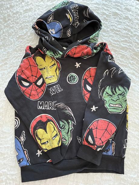 Mikina marvel, h&m,128