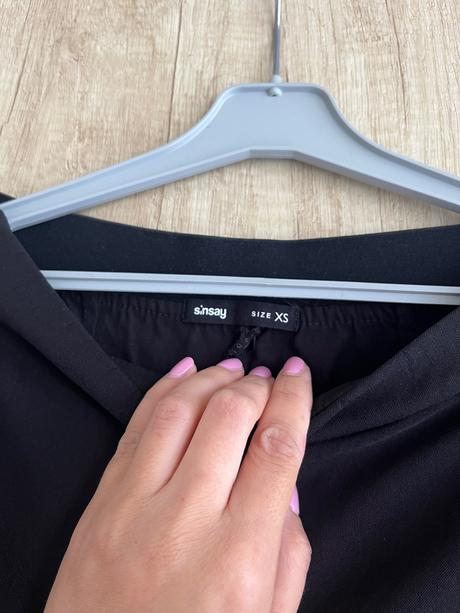 Čierne úzke nohavice, sinsay,xs