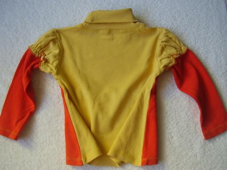 Oranžovo-žltý rolák veľ. 104-110, 104