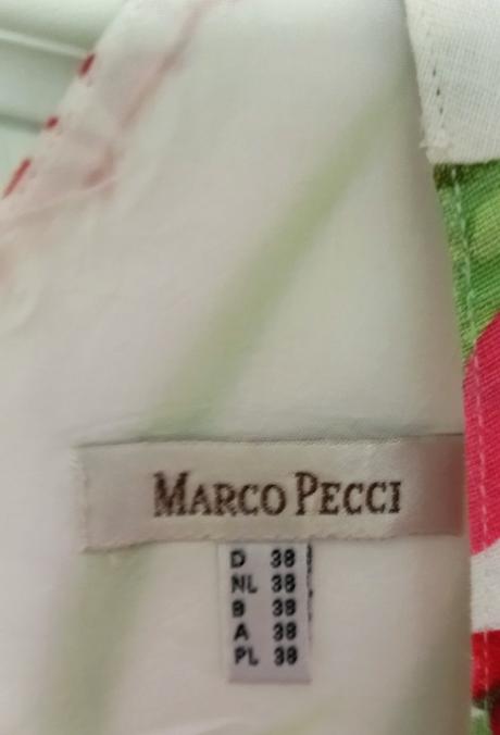 Ľanový elegantný top marco pecci, m
