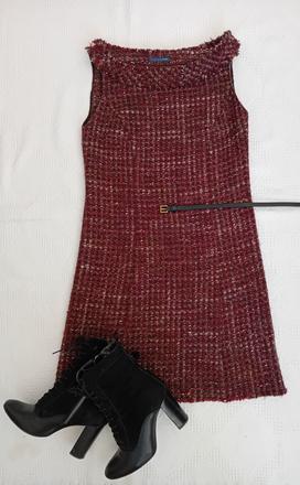 Dámske tvídové šaty trussardi, s / xs