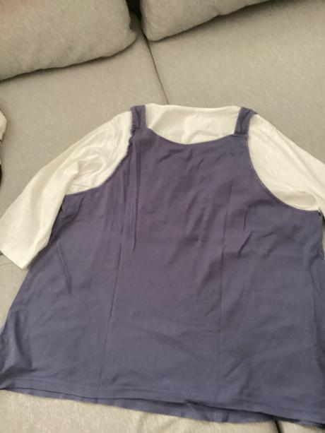 Milé tričko v dvojitom vzhľade, bonprix,56