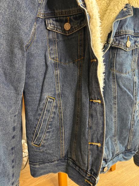 Zateplená riflová bunda, 34 - xs