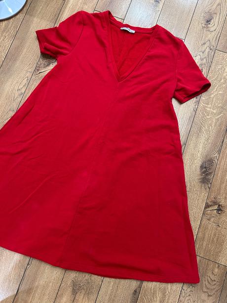 Červené šaty zara, zara,s