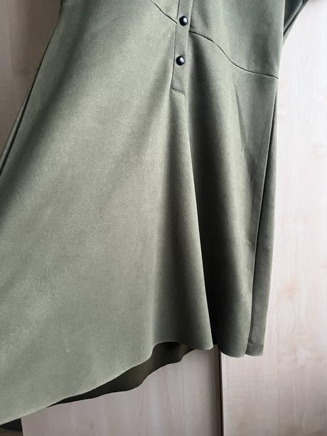 Šaty z imitácie semišu, gate,m