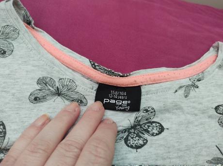 Tričko s flitrami, 158