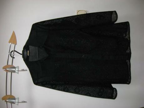 Trendy blúzka - dierkovaná - čipkovaná, 38