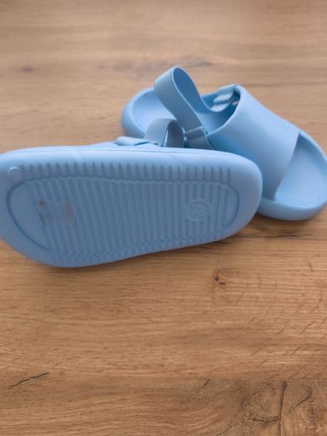 Modré chlapčenské šľapky, pepco,27