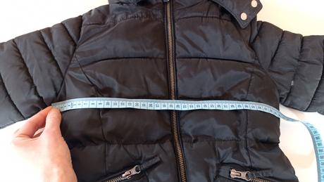 Čierna zateplená bunda s kožušinou, marks & spencer,116