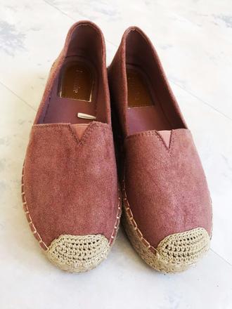 Staroružové semišové espadrilky, 38