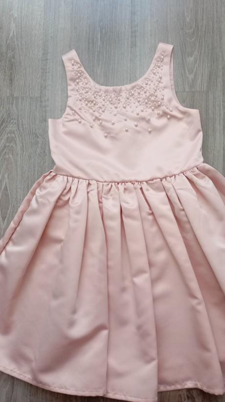 Saténové šaty, h&m,122