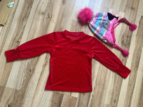 Zamatove tricko + zadarmo ciapka, 122