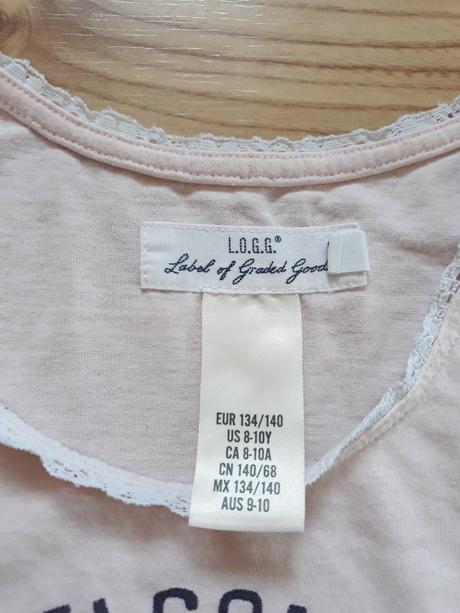 Dievčenské tričko h&m č.134/140, h&m,134