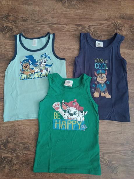 Tielko / tričko bez rukávov labková patrola, nickelodeon,110