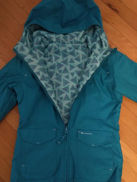 Tyrkysová vetrovka, quechua,128