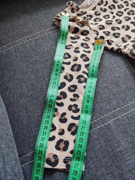 Šaty dlhý rukáv leopardí vzor sinsay veľ. 110, sinsay,110