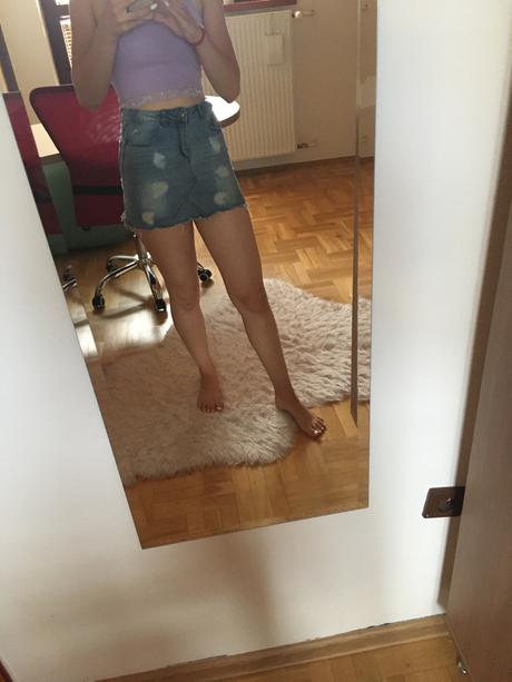 Sukňa rifľová, 146