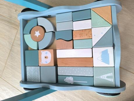 Vozík s kockami / chodítko little dutch, 